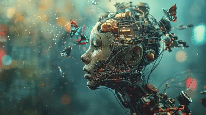 Inteligencia artificial - imagen creada en midjourney