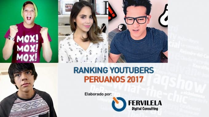Ranking De Los YouTubers Peruanos 2017 (parte 1)